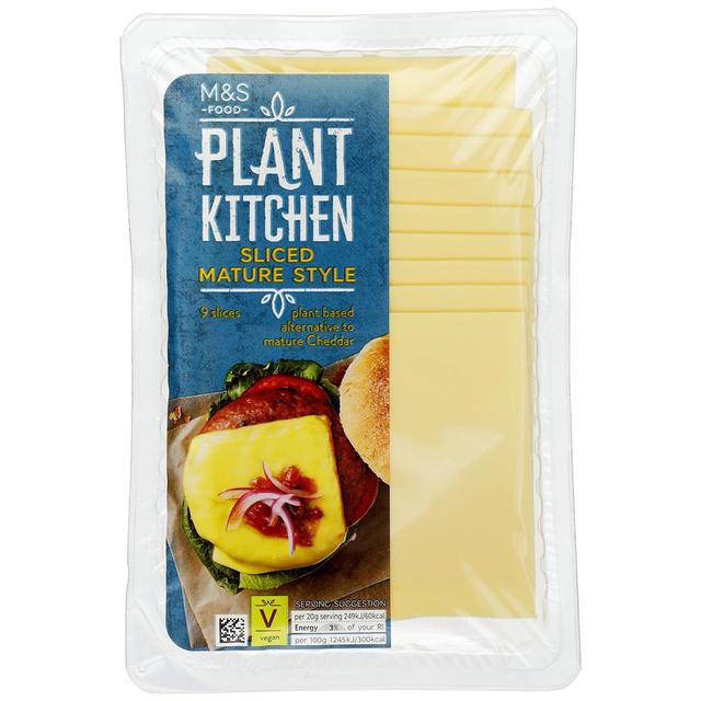 M&S Plant Kitchen Non-Dairy Sliced Mature Cheddar