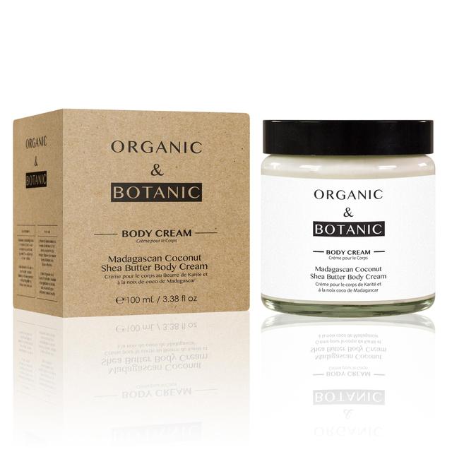 Organic & Botanic Shea Butter Body Cream, Madagascan Coconut