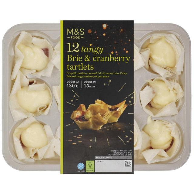 M&S 12 Brie & Cranberry Tartlets