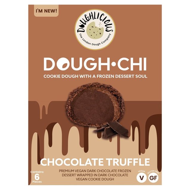 Doughlicious Chocolate Cookie Dough With Chocolate Frozen Center