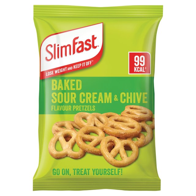 Slimfast Sour Cream & Chive Pretzels
