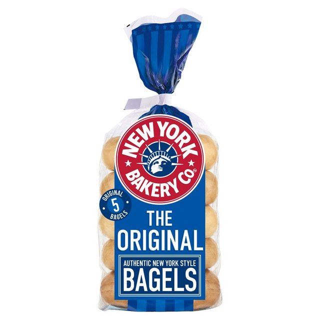New York Bakery Co. Plain Bagels