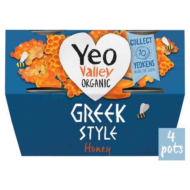 Yeo Valley Organic Greek Style with Honey Yoghurt
