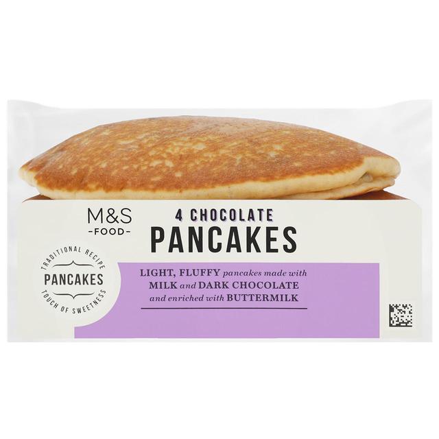 M&S 4 Belgian Chocolate Pancakes