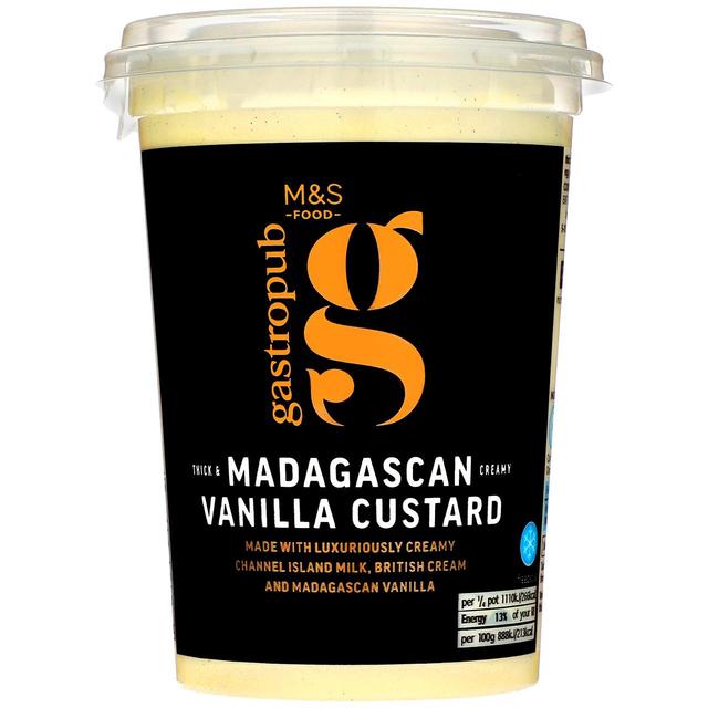 M&S Gastropub Madagascan Vanilla Custard