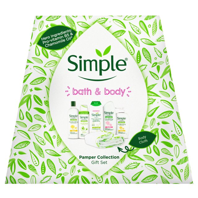 Simple Skin Bath and body Pamper collection gift set