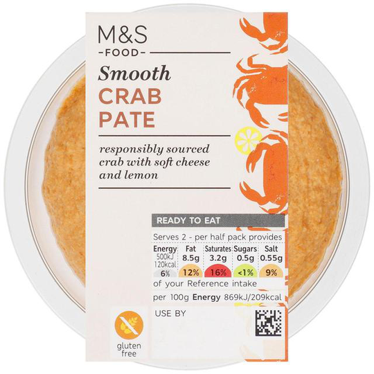 M&S Smooth Crab Pate