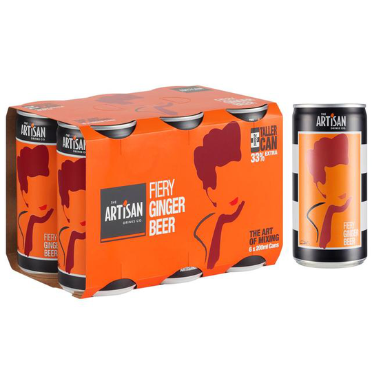 Artisan Drinks Co. Fiery Ginger Beer Cans