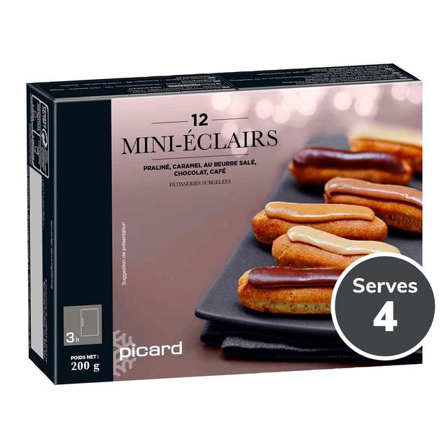 Picard 12 Mini Chocolate & Coffee Eclairs Frozen