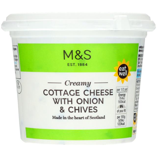 M&S Cottage Cheese with Onion & Chives
