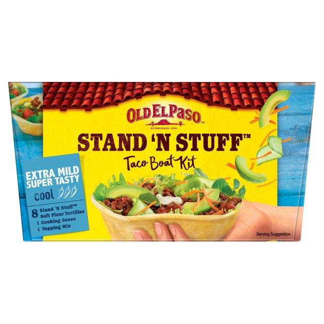 Old El Paso Stand 'N' Stuff Extra Mild Taco Kit with Soft Shells