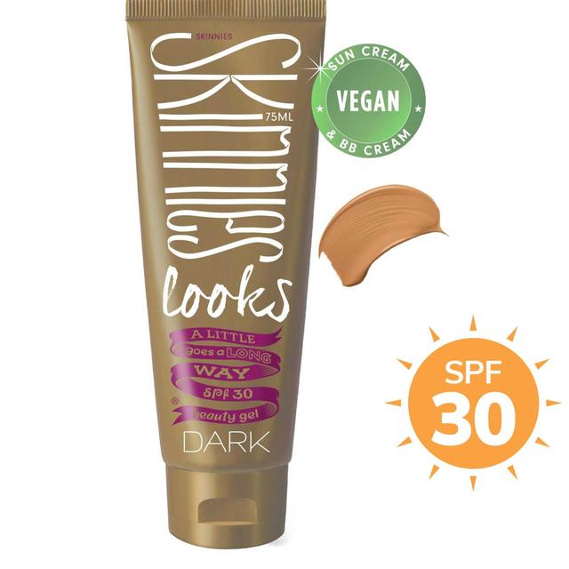 Skinnies Looks Tinted SPF 30 Dark BB Cream, Vegan