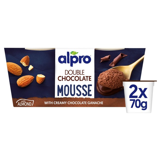 Alpro Double Chocolate Mousse with Chocolate Ganache