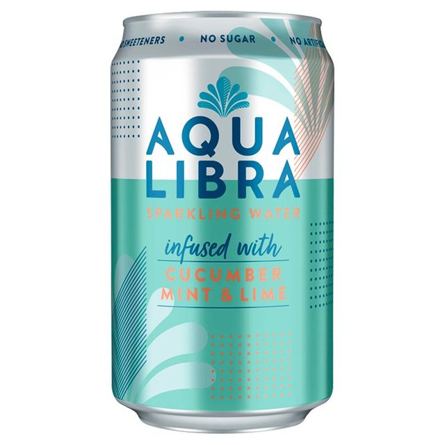 Aqua Libra Cucumber, Mint & Lime Infused Sparkling Water