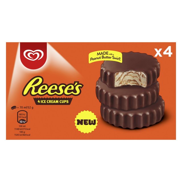 Reese's 4 Peanut Butter Ice Cream Cups