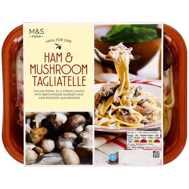 M&S Ham & Mushroom Tagliatelle
