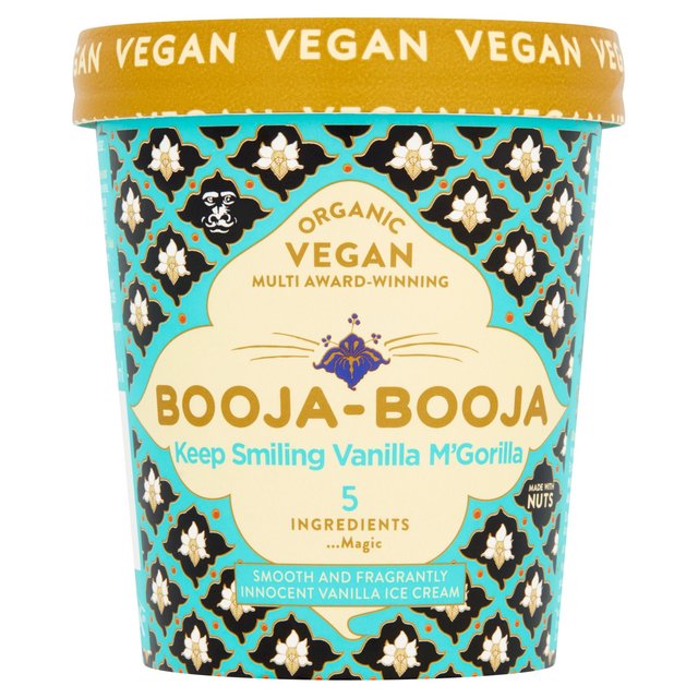 Booja Booja Organic Keep Smiling Vanilla M'Gorilla Ice Cream