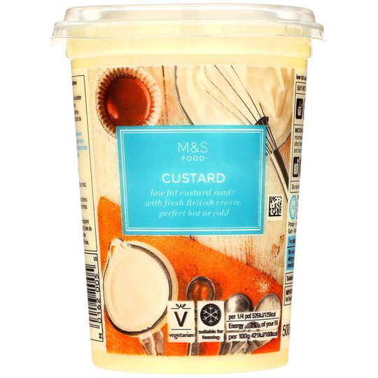 M&S Low Fat Custard