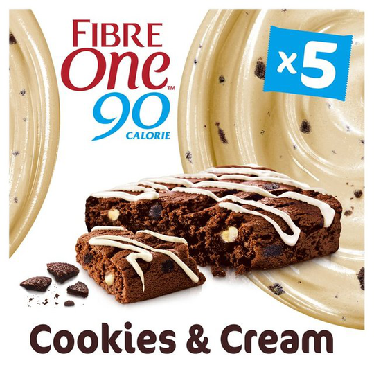 Fibre One 90 Calorie Cookies & Cream Bars
