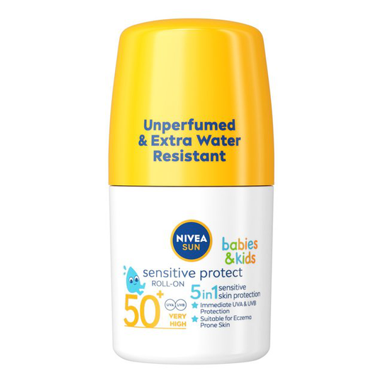 NIVEA SUN Kids Protect & Sensitive SPF50+ Sun Cream Roll-On