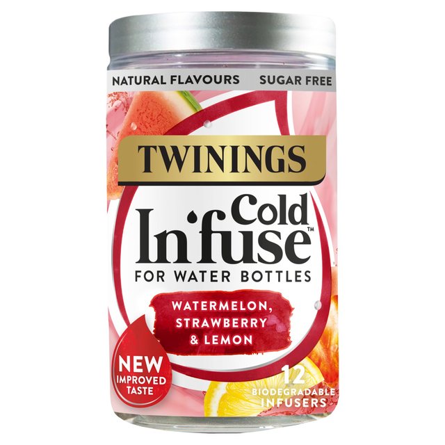 Twinings Cold In'fuse Watermelon Strawberry & Lemon 12 Infusers