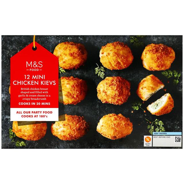 M&S 12 Mini Chicken Kievs Frozen