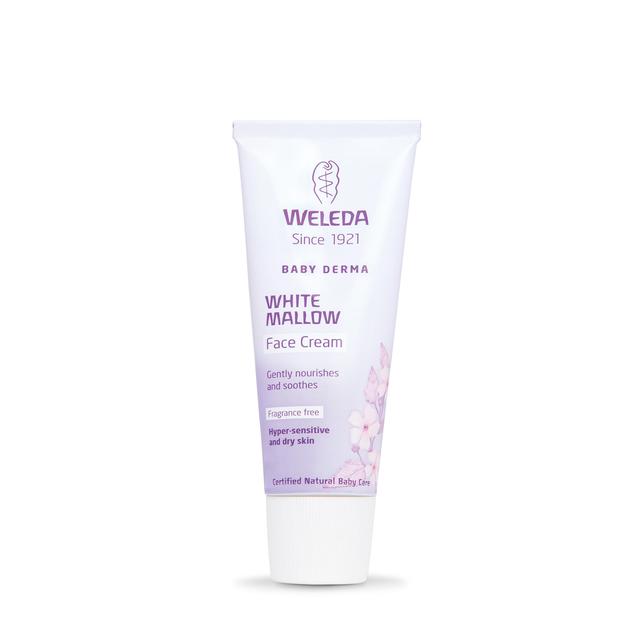 Weleda Baby Natural Sensitive White Mallow Face Cream Fragrance Free
