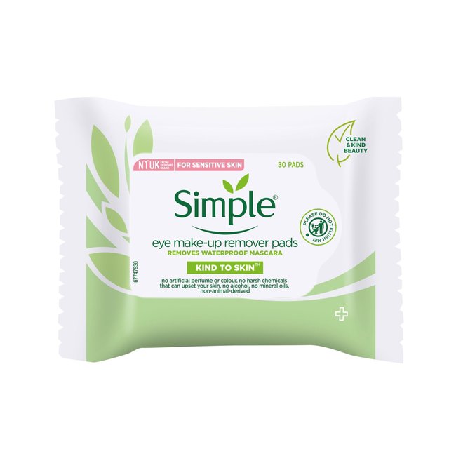 Simple Kind to Skin Eye Make Up Remover Pads