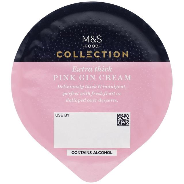 M&S Collection Extra Thick Pink Gin Cream