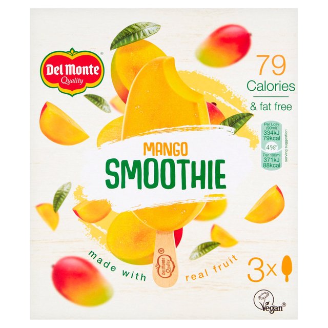 Del Monte Mango Smoothie Ice Lollies