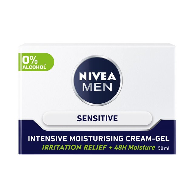 NIVEA MEN Sensitive Intensive Moisturiser Face Cream Gel
