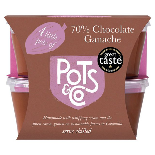 Pots & Co Little Pots of 70% Chocolate