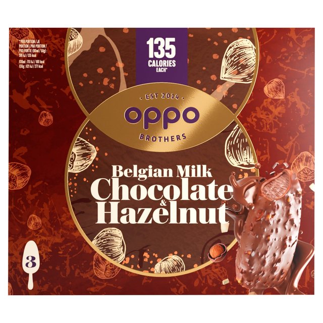 Oppo Brothers Chocolate & Hazelnut Sticks