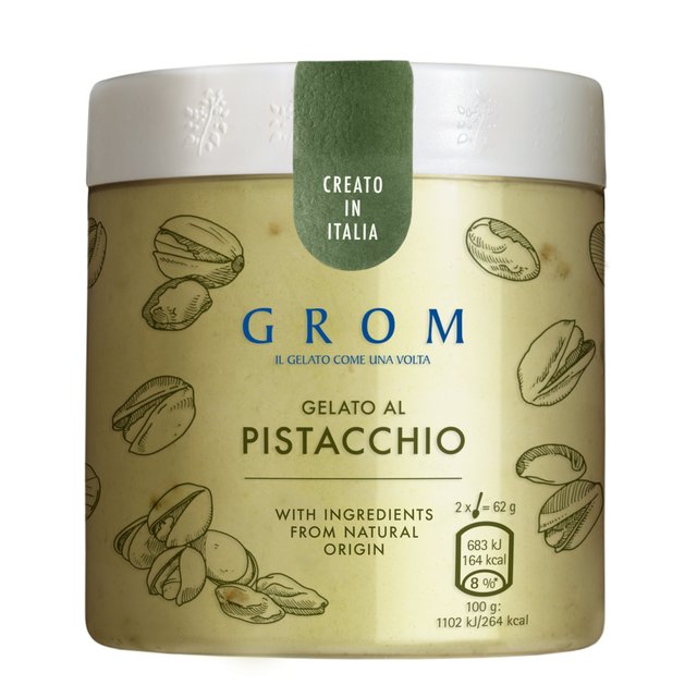 Grom Pistachio Gelato Ice Cream