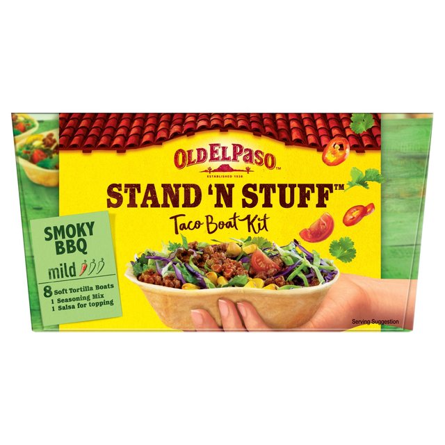 Old El Paso Stand 'N' Stuff Smoky BBQ Taco Kit with Soft Shells