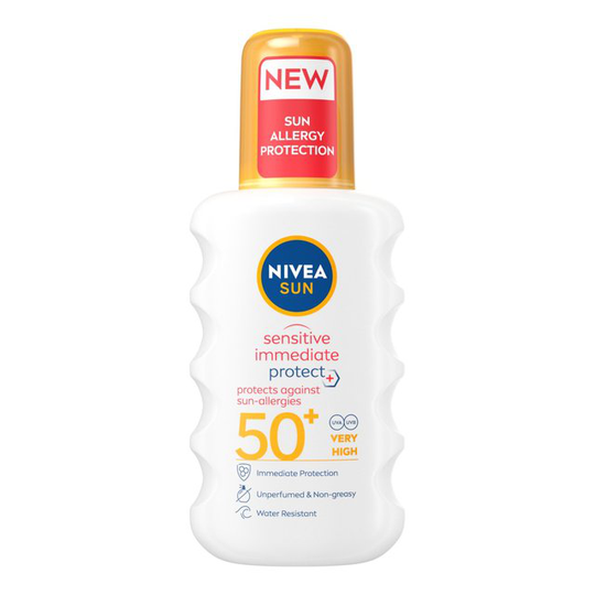 NIVEA SUN Sensitive SPF50+ Allergy Protect Sun Cream Spray