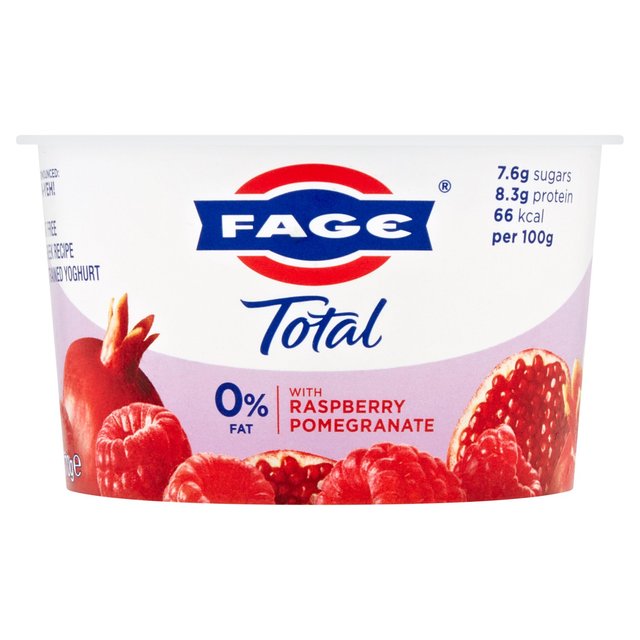 Total 0% Fat Free Pomegranate & Raspberry Greek Yoghurt