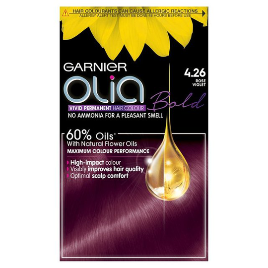 Garnier Olia Bold 4.26 Rose Violet Permanent Hair Dye