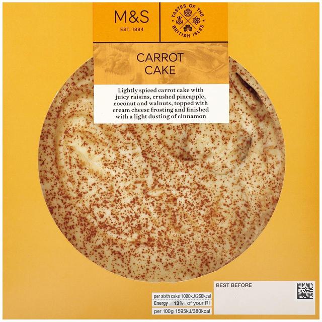 M&S Lightly Spiced Carrot Cake