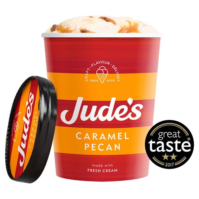 Jude's Caramel Pecan Dairy Ice Cream