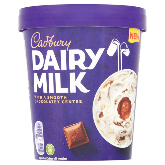 Cadbury Dairy Milk Ice Cream Tub