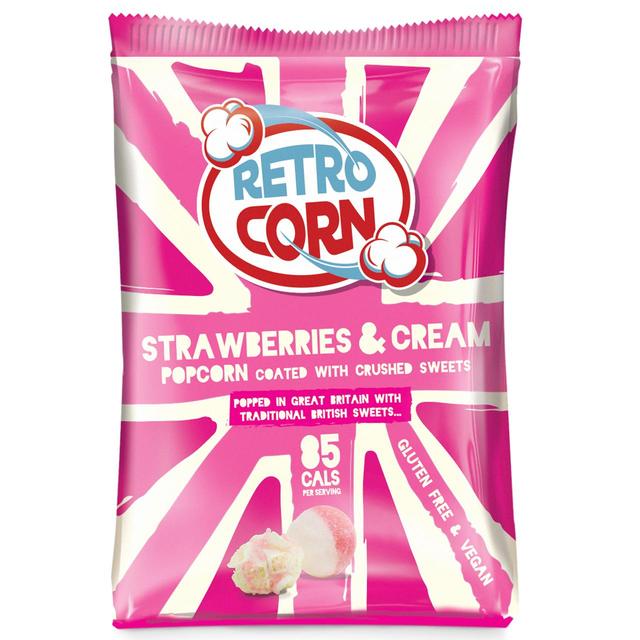 Retrocorn Strawberries & Cream Sharing Bag
