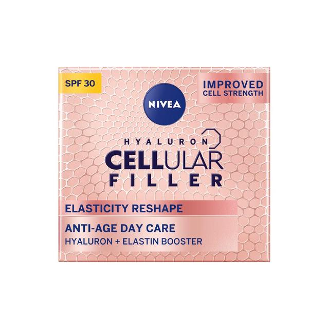 NIVEA Cellular Elasticity Filler Day Face Moisturiser, Hyaluronic SPF30