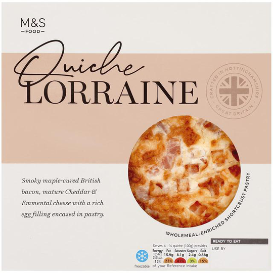 M&S Quiche Lorraine