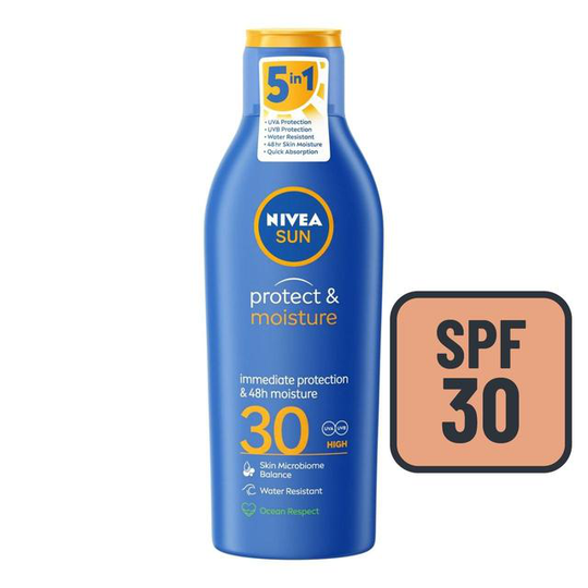 NIVEA SUN Protect & Moisture SPF30 Sun Cream Lotion