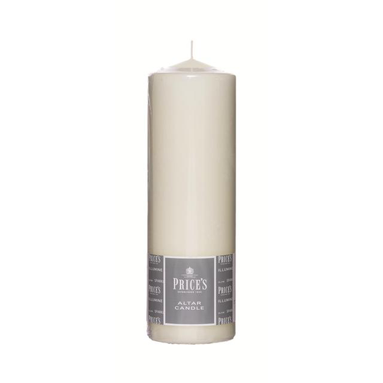 Price's Heritage Cream Altar Candle 25cm