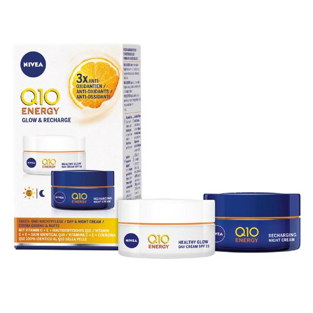 NIVEA Q10 Energy Healthy Glow Face Day and Night Cream Duo Pack