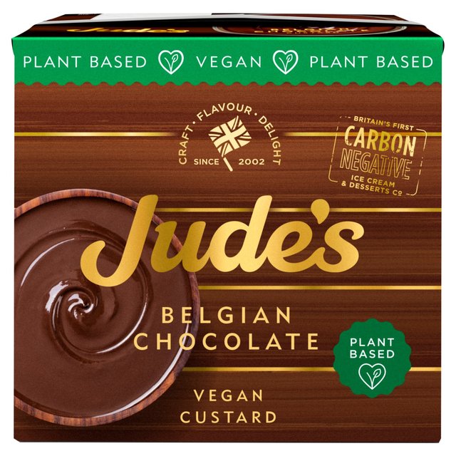 Jude's Plant Based Belgian Chocolate Custard