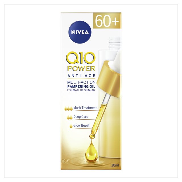 NIVEA Q10 Power Anti-Wrinkle Firming Face Multi-Action Oil for Mature Skin