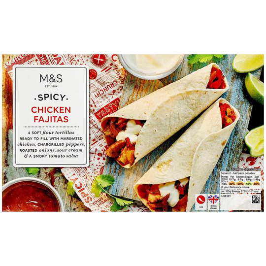 M&S Spicy Chicken Fajitas